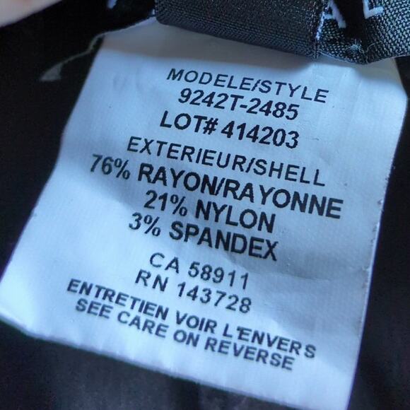 Tribal Wide Leg Pants Womens 16 Brown Rayon Blend Comfortable Stylish - Picture 6 of 8